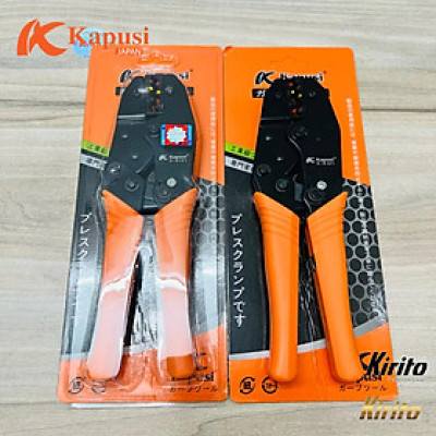 Kềm bấm cos đầu dây cách điện thương hiệu kapusi tools mã k9121 các số 0.5/1/1.5/2.5/4/6/10mm
