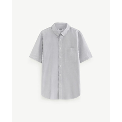 Áo sơ mi sọc ngắn tay ROUTINE . Form Fitted - 10S24SHS010 | ROUTINE CÀ MAU