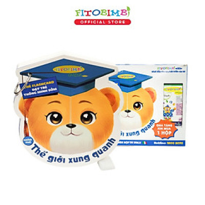 Bộ Sách Flashcard Sơ Sinh FITOBIMBI Giúp Phát Triển Trí Thông Minh Cho Bé