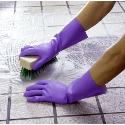 Đôi găng tay cao su Nhật Bản Shaldan Viny màu tím 100% cao su tự nhiên cao cấp dẻo dai, bền đẹp & không mùi