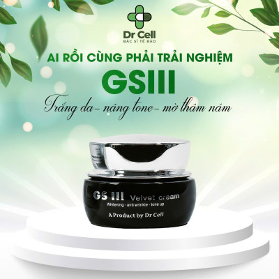 Kem Ngày GSIII Dr Cell 30g - Kem ngày GS3 dưỡng trắng bảo vệ da phục hồi da
