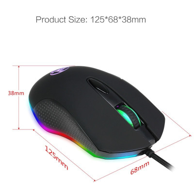 Chuột LED Gaming RGB 200-4800 DPI S500 - Hàng Nhập Khẩu