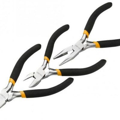 Bộ 3 Cây Kềm Điện, Cắt, Nhọn 4.5 Inch Tolsen 10038