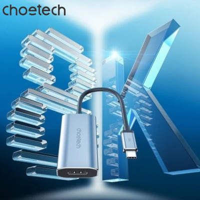 Cáp chuyển đổi Choetech HUB-H16 Type C sang HDMI 8K60Hz  (hàng chính hãng)