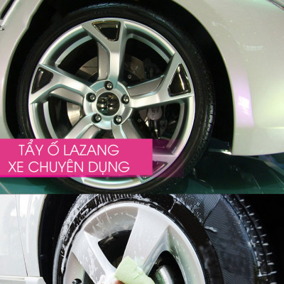 Bình Vệ Sinh Tẩy Ố Lazang Ô Tô - Mâm Vành Xe Flamingo F014 500ml - Hãng Phân Phối Chính Thức
