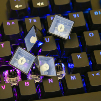 Bàn phím cơ Blue switch Fuhlen D (Destroyer), Phím Gaming Led RGB 7 màu RAINBOW- Hàng chính hãng