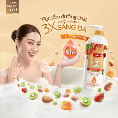 SỮA TẮM LASHE SUPERFOOD 610G