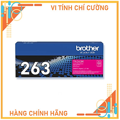 Mực in laser màu Brother TN-263M (hồng) cho máy in HL-L3230CDN/ DCP-L3551CDW/ MFC-L3750CDW - Hàng chính hãng