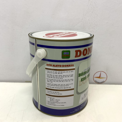 Sơn dầu Đồng Nai Donasa màu đen mờ 1027 2.8kg _ DLF 1027