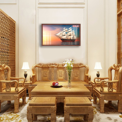 D803 01 Tranh kính Thuận Buồm Xuôi Gió