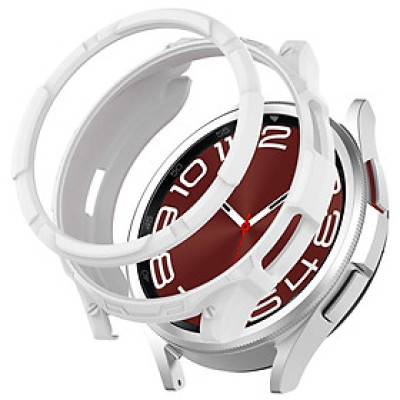 Ốp Case Armor tích hợp viền bezel bảo vệ cho Samsung Galaxy Watch 6 Classic 43mm / 47mm - Hàng Chính Hãng