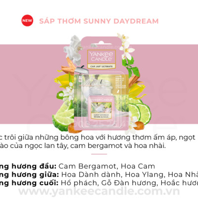 Sáp thơm xe Yankee Candle - Sunny Daydream 