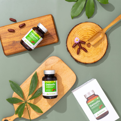 Viên uống thải độc gan Detoxliv Glutathion 98% hộp 1 lọ 30 viên