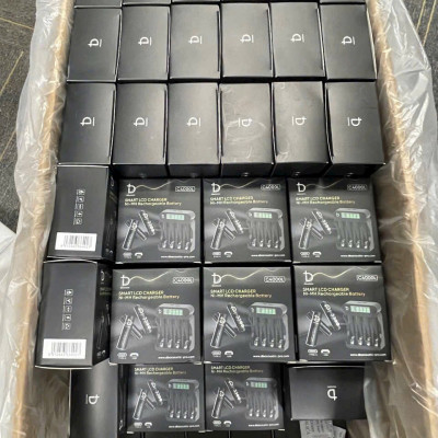 Combo Pin sạc AA micro db acoustic 3300mah, dock sạc db acoustic 4 slot 
