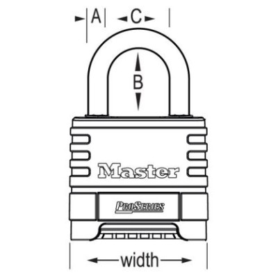 Khóa Móc Mở Số Master 1175