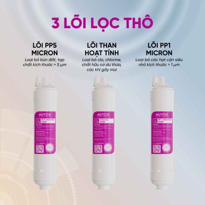 Máy lọc nước để gầm không tủ - Hàng chính hãng Mutosi MP-192