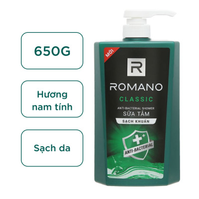 Sữa Tắm Romano Classic 650g