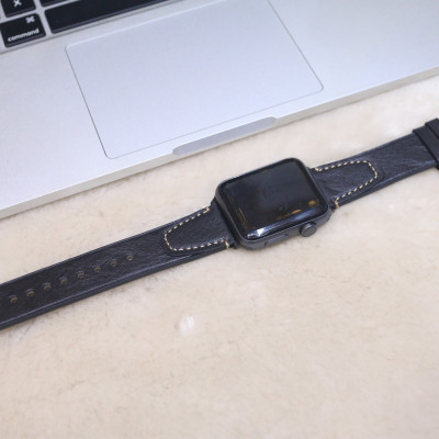 Dây đeo thay thế dành cho Apple Watch 1,2,3,4,5 da bò Ý