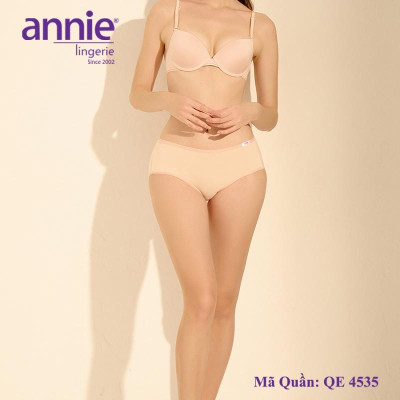 Quần lót nữ trơn thun lạnh, lưng cao signature annie 4535 ôm sát cơ thể, không cộm, cấn, trẻ trung, mềm mịn, thoáng mát
