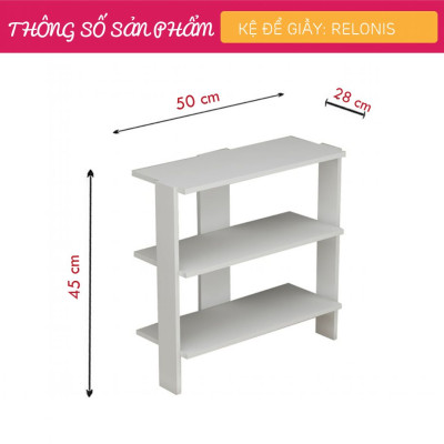 Kệ giầy gia đình thiết kế đơn giản SMLIFE Relonis