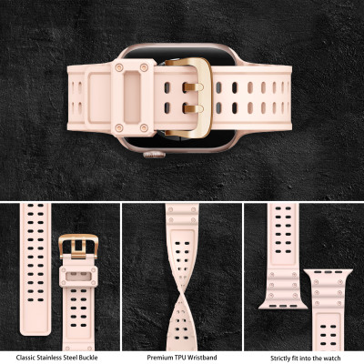 Dây đeo Style Gshock cho Apple Watch Series 1/2/3/4/5/6/7/8/9/SE1,2 & Apple Watch Ultra 1/2 Size 38/40/41/42/44/45/49mm - Hàng Nhập Khẩu