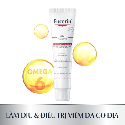 Kem dưỡng giảm viêm da cơ địa Eucerin Ato Control Acute Care Cream 40ml