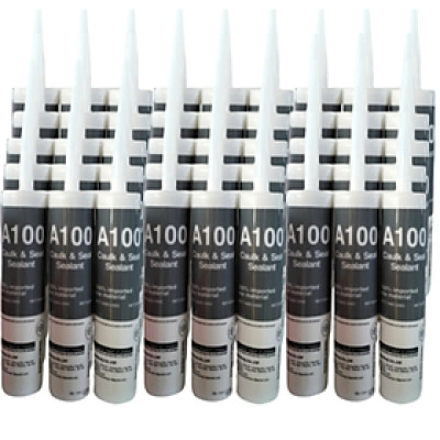 Keo Silicone A100-75 Lon; Hộp= 25 lon/300ml; Mầu trắng sứ"