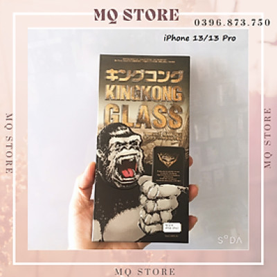 Kính cường lực full màn hình cao cấp KingKong dành cho iPhone 13/ 13Pro/ 13 Pro Max( hàng chính hãng)