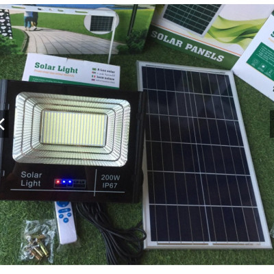 Đèn năng lượng mặt trời solar light 500w có REMOTE công suất lớn sáng 8h>12h liên tục bảo hành 24 tháng