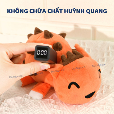 Gấu bông, thú nhồi bông khủng long T-rex xanh cao cấp Mideer Stuffed Animal