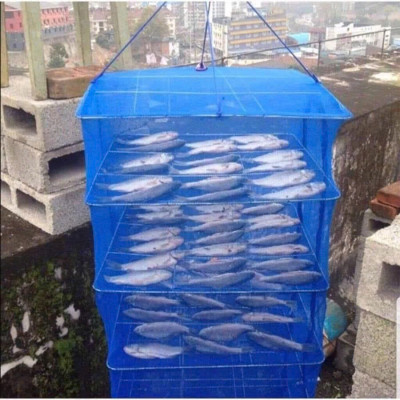 Lồng Phơi Cá Khô  - Lồng Phơi Thực Phẩm  Đa Năng 2 –  4 Tầng Chống Côn Trùng, Gấp Gọn Tiện Lợi