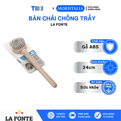 Cọ nồi chống trầy cán nhựa để rửa xoong nồi, chảo chống dính, chén đĩa Lafonte - 003643