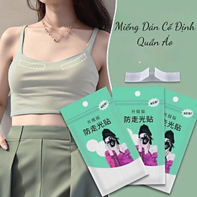 COMBO 2 TÚI 36 Miếng Dán Cố Định Quần Áo, Miếng Băng Dính 2 Mặt Thời Trang Cố Định Quần Áo, Dán Kín Khe Hở Ngực LYPK003
