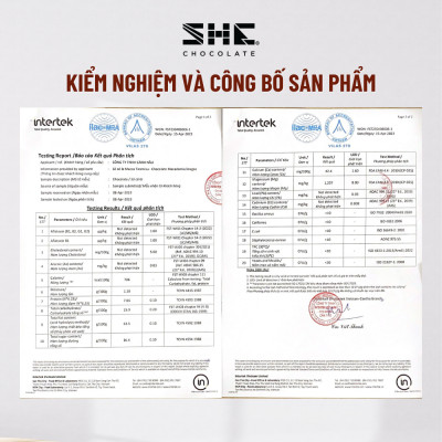 Socola Macca Tiramisu - Túi 50g - SHE Chocolate - Tốt cho sức khỏe - Quà tặng người thân, dịp lễ, thích hợp ăn vặt