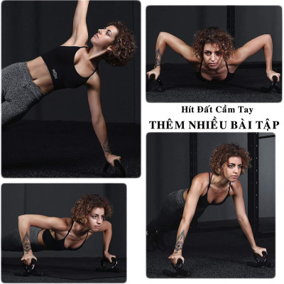 Bộ Dụng Cụ Hít Đất Cầm Tay Và Dây Nhảy Lõi Thép Có Thể Điều Chỉnh Dộ Dài Chống Rối – Combo Dụng Cụ Chống Đẩy Kèm Dây Nhảy Lõi Thép Tập Gym Tập Thể Thao Cao Cấp Chính Hãng miDoctor