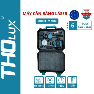Máy cân bằng laser M-1012 THOLux, Máy bắn tia laser,Máy cân bằng siêu sáng,máy cân mực laser