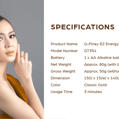 |GIÁ SỐC| Cây Lăn Massage Mặt G-Finey EZ