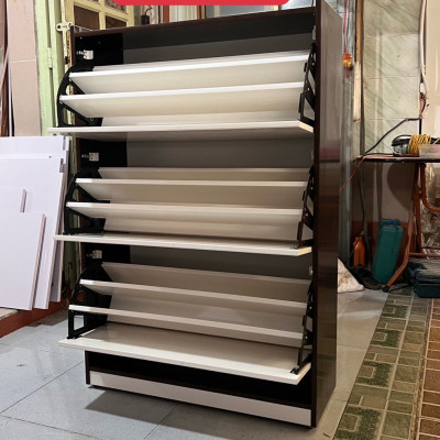 Tủ đựng giày thông minh (3 cánh vân sồi) - TG80-01