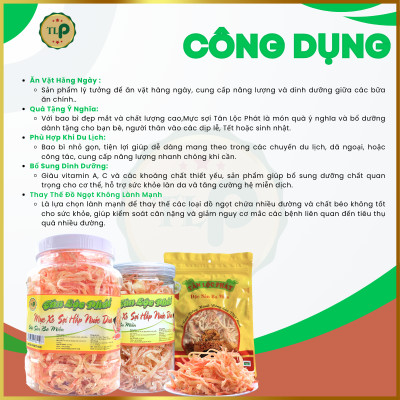 MỰC SỢI HẤP NƯỚC DỪA TÂN LỘC PHÁT BỊCH 100G