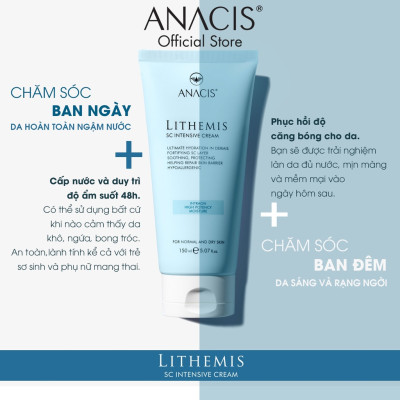 Kem dưỡng ẩm Lithemis SC Intensive Cream thương hiệu Anacis 50gram