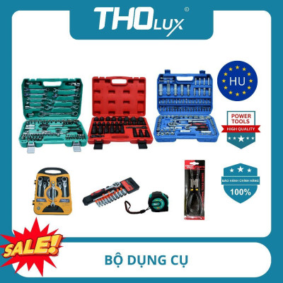 Bộ dụng cụ 94 chi tiết (1/2, 1/4 inch) BDC-224 Tholux, Bộ đầu khẩu, thanh mở rộng