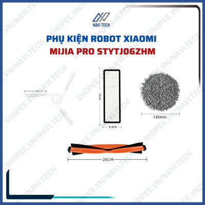 Phụ Kiện Khăn Lọc Chổi Thay Thế Cho Robot Hút Bụi Mijia Pro STYTJ06ZHM