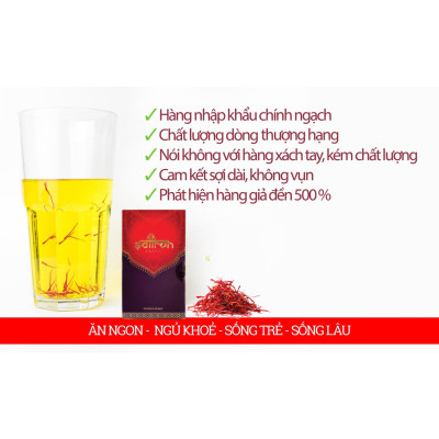 Set quà 3 hũ Nhụy hoa nghệ tây cao cấp Saffron SALAM 3Gr Tặng 1Gr + Mật ong Saffron 100ml