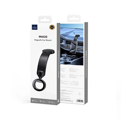 Giá Đỡ Điện Thoại Wi WU Mango Dùng Trong Ô Tô Cho Các Dòng Máy iPhone Từ Tính Wi-CH053 - Hàng Chính Hãng