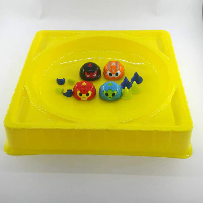 Bộ 4 Con quay kỳ diệu Yuga Toys chiến xa + đấu trường - Hàng chính hãng