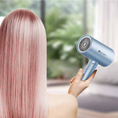 Máy sấy tóc công nghệ ion Elmich HDE-8591, công suất 1900W, tay cầm gấp gọn tiện dụng, sấy ion với mật độ lên tới 1,2 triệu ion/m3 kèm lực gió khỏe - Hàng Chính Hãng