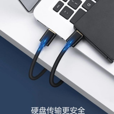 Ugreen UG10370US128TK 1M màu Đen Cáp 2 đầu USB 3.0 dương cao cấp - HÀNG CHÍNH HÃNG