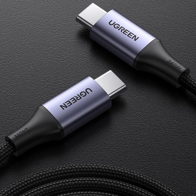 Ugreen UG90440US535TK 2M Màu Đen Cáp dữ liệu USB Type-c dài 2m - HÀNG CHÍNH HÃNG