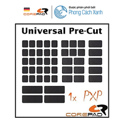 Bộ grip tape Corepad PXP Grips Universal Pre-Cut Keyboard & Mouse - Hàng Chính Hãng