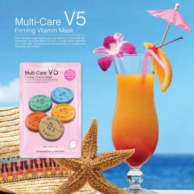 Combo 6 mặt nạ dưỡng trắng, cấp ẩm, săn chắc da Rainbow L
